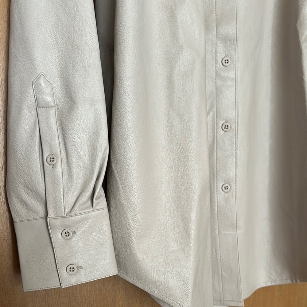 Commando Taupe Button-Up Blouse - Picture 4 of 4